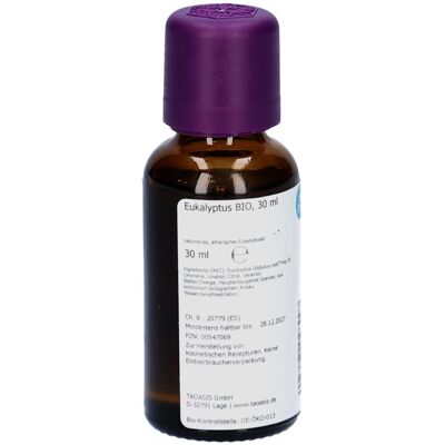 TAOASIS Eukalyptus ÖL Bio 30 ml Ätherisches Öl TAOASIS Eukalyptus ÖL Bio 30 ml Ätherisches Öl