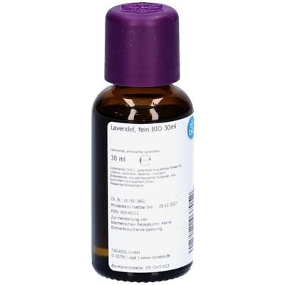 TAOASIS Lavendel ÖL fein Bio 30 ml Öl TAOASIS Lavendel ÖL fein Bio 30 ml Öl