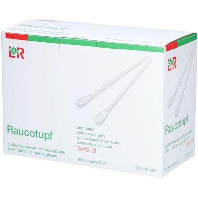 Lohmann & Rauscher Raucotupf Stieltupfer 1 St ster.großer Wattekopf 50x2 Tupfer Lohmann & Rauscher Raucotupf Stieltupfer 1 St ster.großer Wattekopf 50x2 Tupfer