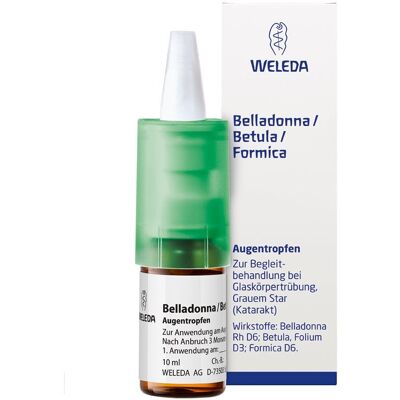 Weleda Belladonna Betula Formica Augentropfen - Augentropfen Weleda Belladonna Betula Formica Augentropfen - Augentropfen