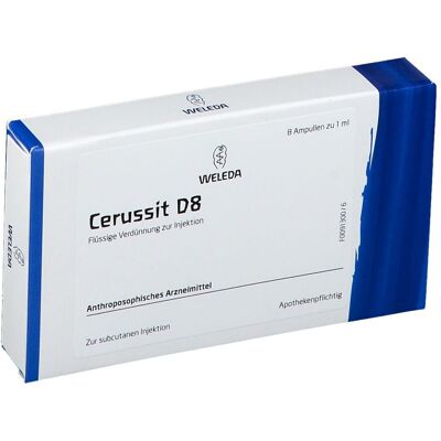 Weleda Cerussit D 8 Ampullen 8x1 ml Weleda Cerussit D 8 Ampullen 8x1 ml