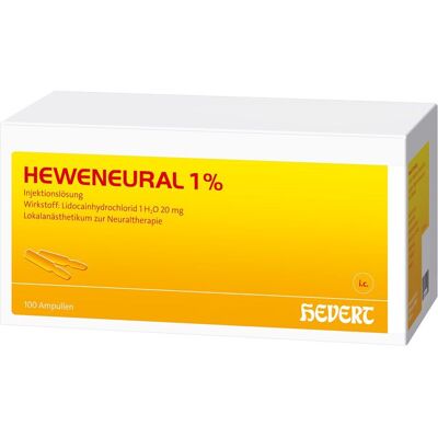 HEVERT Heweneural 1% Injektionslösung Ampullen 100x2 ml HEVERT Heweneural 1% Injektionslösung Ampullen 100x2 ml