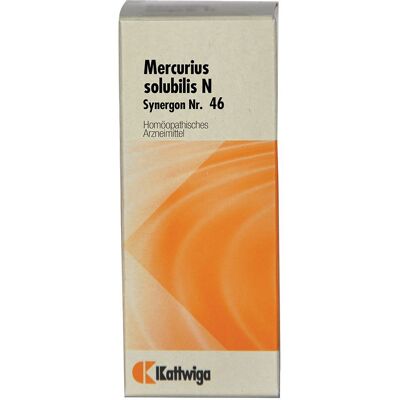 Kattwiga Synergon Komplex 46 Mercurius solubilis N Tropfen 50 ml Kattwiga Synergon Komplex 46 Mercurius solubilis N Tropfen 50 ml