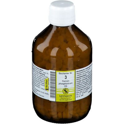 NESTMANN Biochemie Biochemie 3 Ferrum phosphoricum D 6 Tabletten 1000 St NESTMANN Biochemie Biochemie 3 Ferrum phosphoricum D 6 Tabletten 1000 St