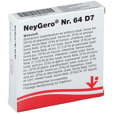 vitOrgan Neygero Nr.64 D 7 Ampullen 5x2 ml vitOrgan Neygero Nr.64 D 7 Ampullen 5x2 ml
