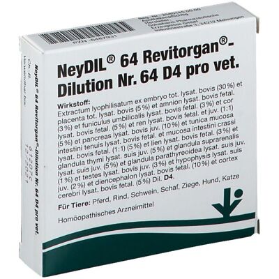 Neydil Nr.64 Revitorgan Dil.D 4 pro Ampullen vet. 5x2 ml Neydil Nr.64 Revitorgan Dil.D 4 pro Ampullen vet. 5x2 ml