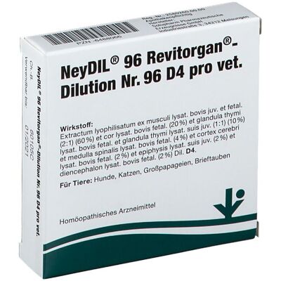 Neydil Nr.96 Revitorgan Dil.D 4 pro Ampullen vet. 5x2 ml Neydil Nr.96 Revitorgan Dil.D 4 pro Ampullen vet. 5x2 ml