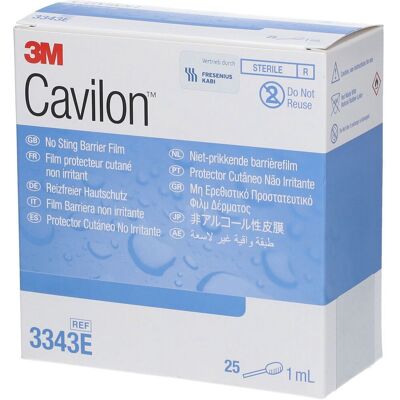 3M Cavilon reizfreier Hautschutz FK 1ml Applik.3343E 25x1 ml Flüssigkeit 3M Cavilon reizfreier Hautschutz FK 1ml Applik.3343E 25x1 ml Flüssigkeit