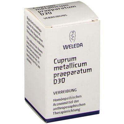 Weleda Cuprum Metallicum praep.D 30 Trituration 20 g Weleda Cuprum Metallicum praep.D 30 Trituration 20 g