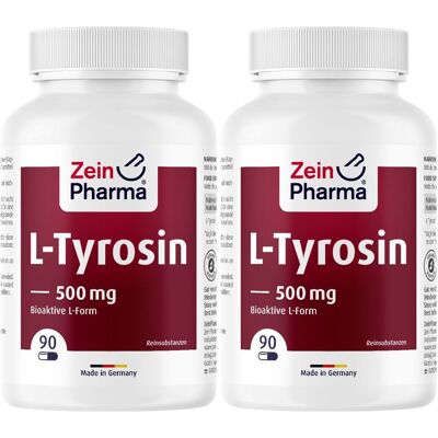 ZeinPharma L Tyrosin Kapseln 500 mg Doppelpack 2x120 St ZeinPharma L Tyrosin Kapseln 500 mg Doppelpack 2x120 St