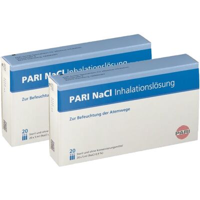Pari Nacl Inhalationslsg 2x20x5ml 2x20x5 ml Ampullen Pari Nacl Inhalationslsg 2x20x5ml 2x20x5 ml Ampullen