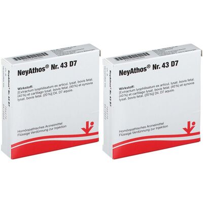 vitOrgan Neyathos Nr.43 D 7 Ampullen Doppelpack 2x5x2 ml vitOrgan Neyathos Nr.43 D 7 Ampullen Doppelpack 2x5x2 ml