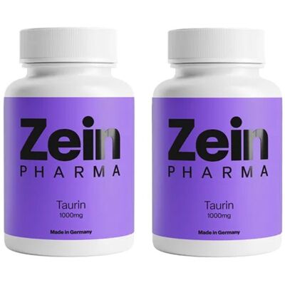 ZeinPharma Taurin 1000 mg Kapseln Doppelpack 2x120 St ZeinPharma Taurin 1000 mg Kapseln Doppelpack 2x120 St
