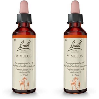 Bachblüten Mimulus Tropfen x2 2x20 ml Bachblüten Mimulus Tropfen x2 2x20 ml