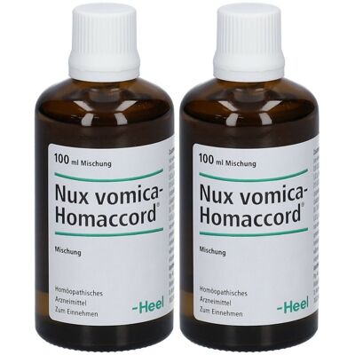 Heel NUx Vomica Homaccord Tropfen 2x 2x100 ml Heel NUx Vomica Homaccord Tropfen 2x 2x100 ml