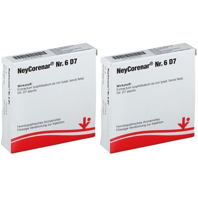 vitOrgan Neycorenar Nr.6 D 7 Ampullen 2x 2x5x2 ml vitOrgan Neycorenar Nr.6 D 7 Ampullen 2x 2x5x2 ml