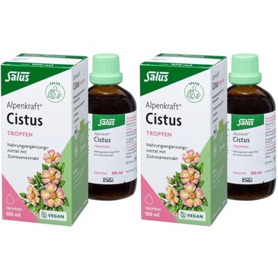 Alpenkraft Cistus-Tropfen Bio Salus 2x 2x100 ml Tropfen Alpenkraft Cistus-Tropfen Bio Salus 2x 2x100 ml Tropfen