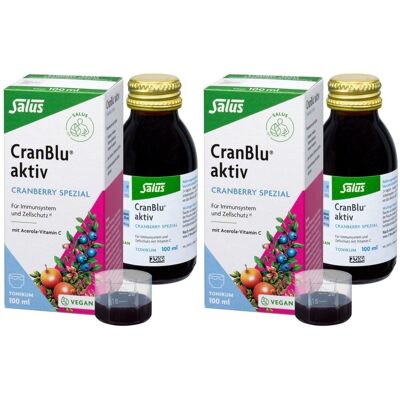 Salus Cranblu aktiv Tonikum 2x 2x100 ml Salus Cranblu aktiv Tonikum 2x 2x100 ml