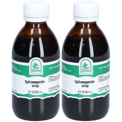 Severin Spitzwegerich Sirup 2x 2x200 ml Severin Spitzwegerich Sirup 2x 2x200 ml