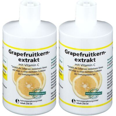 sanitas Grapefruit Kern Extrakt 2x 2x250 ml Lösung sanitas Grapefruit Kern Extrakt 2x 2x250 ml Lösung
