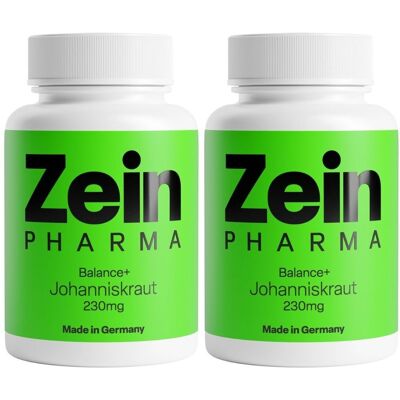 ZeinPharma Johanniskraut Balance Kapseln 230 mg 2x 2x60 St ZeinPharma Johanniskraut Balance Kapseln 230 mg 2x 2x60 St