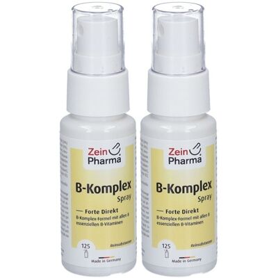 ZeinPharma B-Komplex Forte Direkt Spray Orange 2x 2x25 ml ZeinPharma B-Komplex Forte Direkt Spray Orange 2x 2x25 ml
