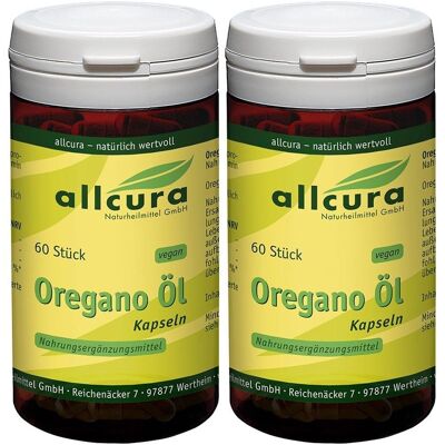 allcura Oregano OEL x2 2x60 St Kapseln allcura Oregano OEL x2 2x60 St Kapseln