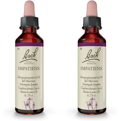 Bach Bluete Impatiens x2 2x20 ml Tropfen Bach Bluete Impatiens x2 2x20 ml Tropfen