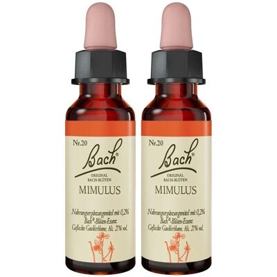 Bachblueten 20 Mimulus x2 2x10 ml Tropfen Bachblueten 20 Mimulus x2 2x10 ml Tropfen