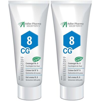 Adler Mineralstoff Cremegel NR 8 x2 2x200 ml Creme Adler Mineralstoff Cremegel NR 8 x2 2x200 ml Creme