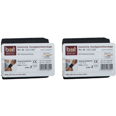 Bort Handg Band Schw GR 2 x2 2x1 St Bandage(s) Bort Handg Band Schw GR 2 x2 2x1 St Bandage(s)