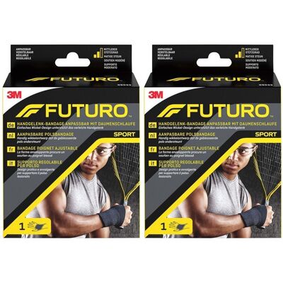 3M Futuro Sport Hand Bandage x2 2x1 St Bandage(s) 3M Futuro Sport Hand Bandage x2 2x1 St Bandage(s)