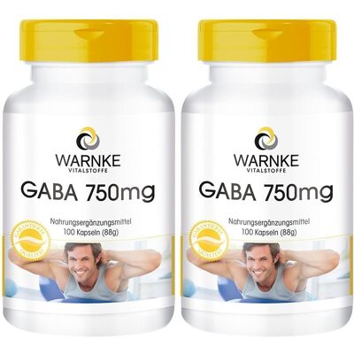 WARNKE Gaba 750Mg x2 2x100 St Kapseln WARNKE Gaba 750Mg x2 2x100 St Kapseln