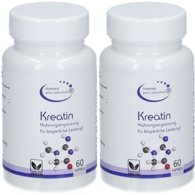 Pure Kreatin Vegi Kaps x2 2x60 St Kapseln Pure Kreatin Vegi Kaps x2 2x60 St Kapseln