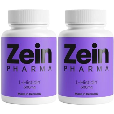 ZeinPharma L-Histidin 500Mg x2 2x60 St Kapseln ZeinPharma L-Histidin 500Mg x2 2x60 St Kapseln