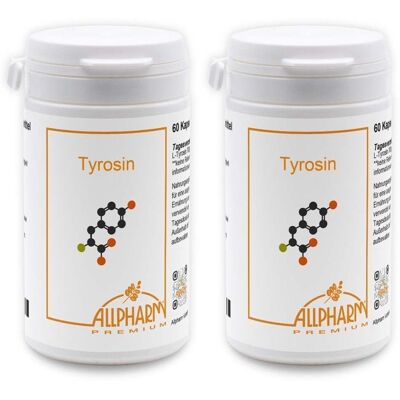 ALLPHARM Tyrosin x2 2x60 St Kapseln ALLPHARM Tyrosin x2 2x60 St Kapseln