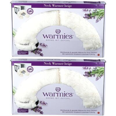 Warmies Neck Warmer beige 2x 2x1 St Warmies Neck Warmer beige 2x 2x1 St
