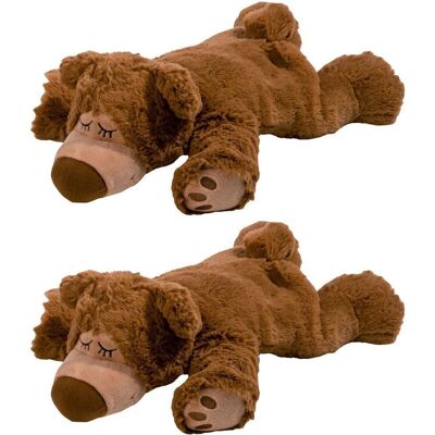 Warmies Wärme Stofftier Sleepy Bear braun 2x 2x1 St Warmies Wärme Stofftier Sleepy Bear braun 2x 2x1 St