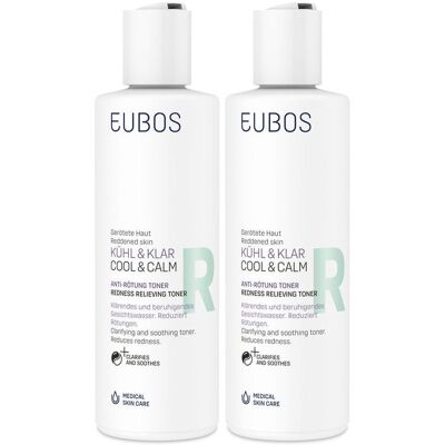 Eubos Kühl & Klar Anti-Rötung Toner 2x 2x200 ml Flüssigkeit Eubos Kühl & Klar Anti-Rötung Toner 2x 2x200 ml Flüssigkeit