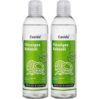 Casida Kokosöl flüssig pur & natürlich 2x 2x250 ml Öl Casida Kokosöl flüssig pur & natürlich 2x 2x250 ml Öl