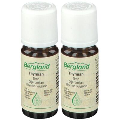 Bergland Thymian ÖL 15% in Weizenkeimöl 2x 2x10 ml Öl Bergland Thymian ÖL 15% in Weizenkeimöl 2x 2x10 ml Öl
