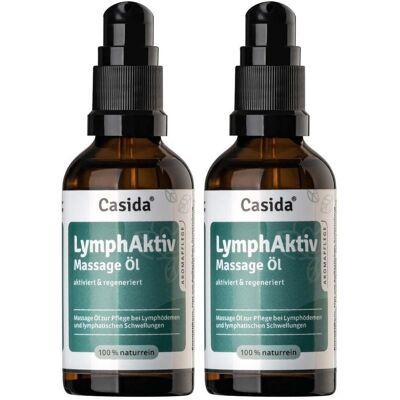 Casida Lymphaktiv Massage-Öl 2x 2x50 ml Öl Casida Lymphaktiv Massage-Öl 2x 2x50 ml Öl