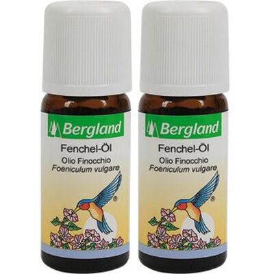 Bergland Fenchelöl 2x 2x10 ml Ätherisches Öl Bergland Fenchelöl 2x 2x10 ml Ätherisches Öl