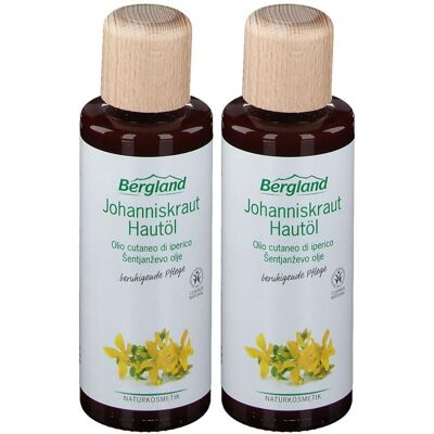 Bergland Johanniskraut Hautöl 2x 2x125 ml Öl Bergland Johanniskraut Hautöl 2x 2x125 ml Öl