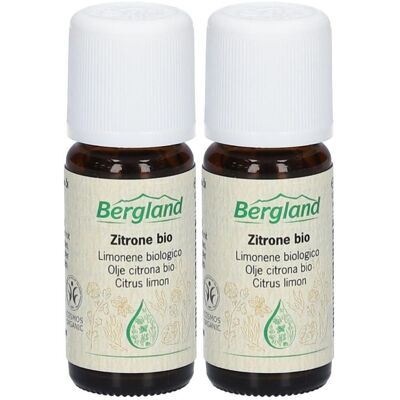 Bergland Zitronenöl Bio 2x 2x10 ml Ätherisches Öl Bergland Zitronenöl Bio 2x 2x10 ml Ätherisches Öl