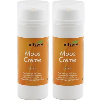 allcura Moos Creme mit Wirkstoff MossCellTec No.1 2x 2x50 ml allcura Moos Creme mit Wirkstoff MossCellTec No.1 2x 2x50 ml