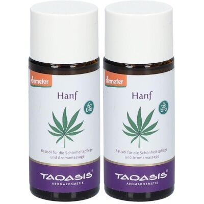 Hanf Basisöl demeter Taoasis 2x 2x50 ml Öl Hanf Basisöl demeter Taoasis 2x 2x50 ml Öl