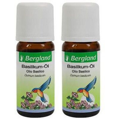 Bergland Basilikum ÖL 2x 2x10 ml Ätherisches Öl Bergland Basilikum ÖL 2x 2x10 ml Ätherisches Öl