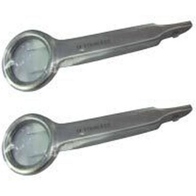 FRANK Pinzette mit Lupe 8 cm 107140 2x 2x1 St FRANK Pinzette mit Lupe 8 cm 107140 2x 2x1 St