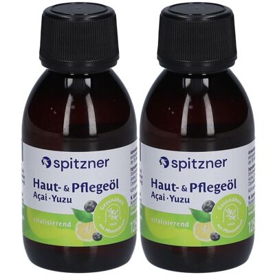 Spitzner Haut- u.Pflegeöl Acai-Yuzu 2x 2x125 ml Öl Spitzner Haut- u.Pflegeöl Acai-Yuzu 2x 2x125 ml Öl